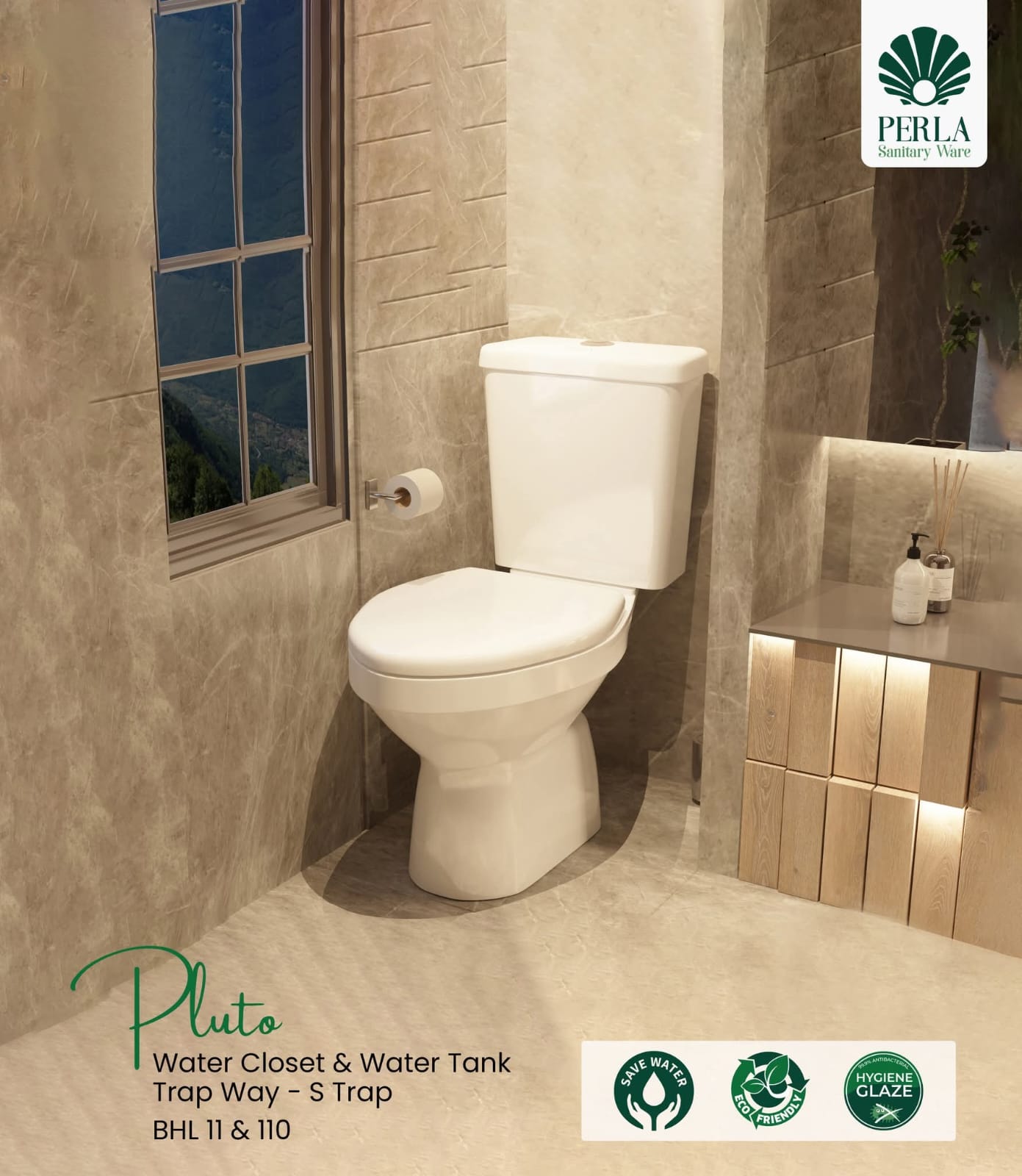 Pluto White WC